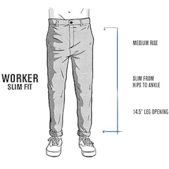 NWT Hurley Men's H2O-Dri Worker Breathe Pant in Space Gray 38 - Picture 7 of 13